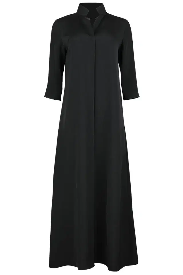 Long Frolic Dress - Black