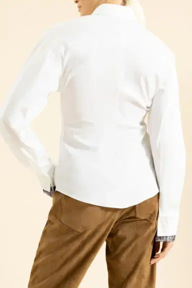 Brunello Cucinelli Stretch Sequin Trim Blouse | Thumbnail 4