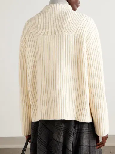 Proenza Schouler White Label Meron Ribbed Wool Sweater | Thumbnail 4