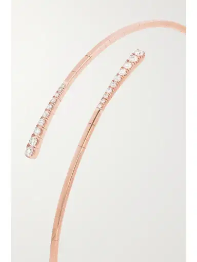 Diane Kordas 9-karat Rose Gold Diamond Cuff | Thumbnail 4 Diane Kordas 9-karat Rose Gold Diamond Cuff | Thumbnail 4