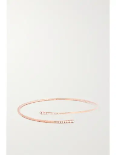 Diane Kordas 9-karat Rose Gold Diamond Cuff | Thumbnail 1 Diane Kordas 9-karat Rose Gold Diamond Cuff | Thumbnail 1