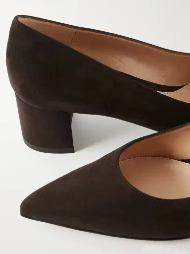 Gianvito Rossi Piper 45 Suede Pumps | Thumbnail 4