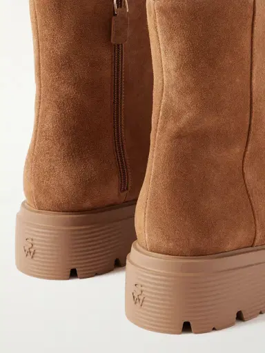 Stuart Weitzman Hudson Lite Suede Chelsea Boots | Thumbnail 4 Stuart Weitzman Hudson Lite Suede Chelsea Boots | Thumbnail 4