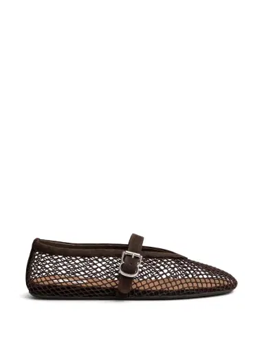 Alaïa Fishnet Ballet Flats | Thumbnail 1