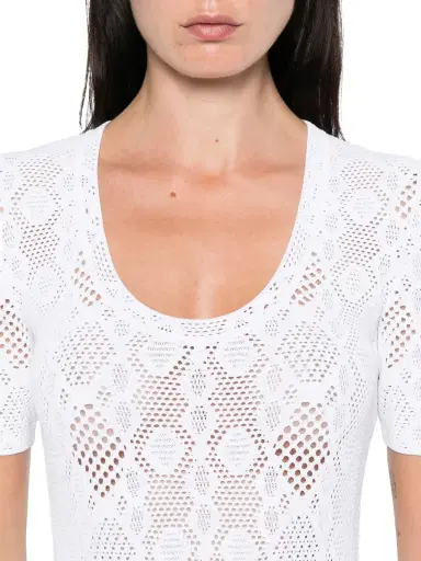 Alaïa Python Lace Knit Dress | Thumbnail 5 Alaïa Python Lace Knit Dress | Thumbnail 5