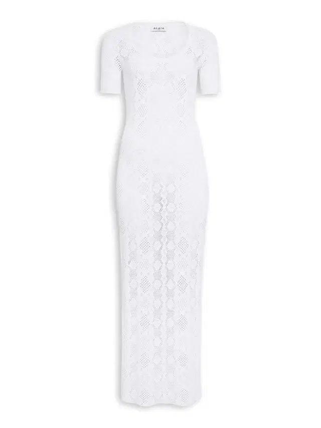 Python Lace Knit Dress