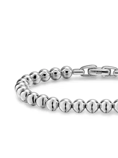 David Yurman Men's Spiritual Beads Metal Bead Bracelet in Sterling Silver, 6MM - Silver | Thumbnail 5 David Yurman Men's Spiritual Beads Metal Bead Bracelet in Sterling Silver, 6MM - Silver | Thumbnail 5