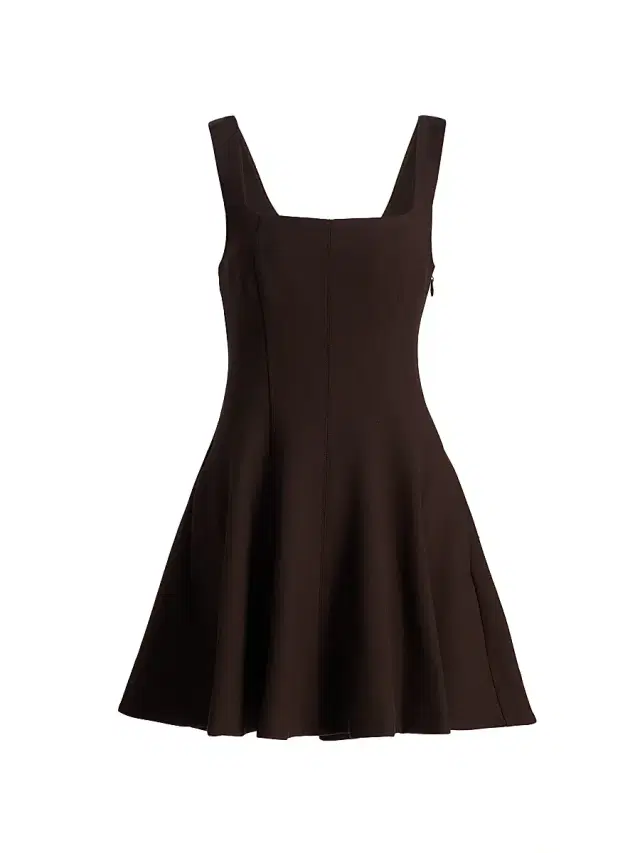 Women's Bronte Fit & Flare Minidress - Chocolate