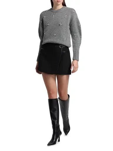 Simkhai Women's Sheridan Wrap-Style Miniskirt | Thumbnail 2