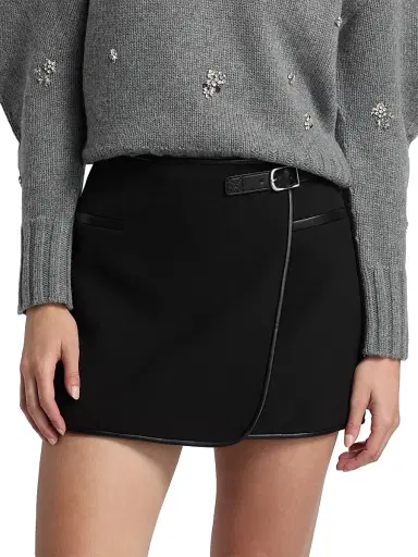 Simkhai Women's Sheridan Wrap-Style Miniskirt | Thumbnail 3