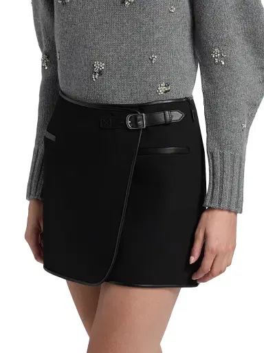 Simkhai Women's Sheridan Wrap-Style Miniskirt | Thumbnail 4