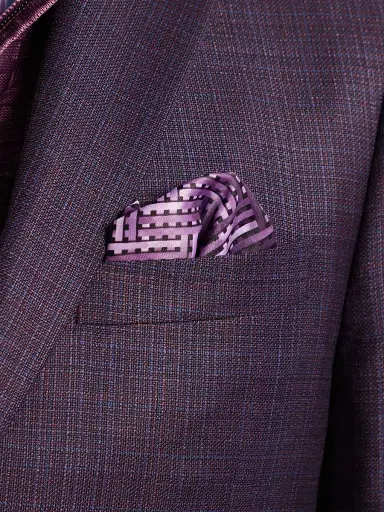 Robert Graham Men's Woodson Wool-Blend Sportcoat - Berry - Size 50 | Thumbnail 5