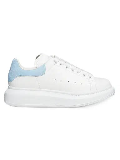 Alexander McQueen Women's Oversized Platform Sneakers - Pale Blue White - Size 12 | Thumbnail 1 Alexander McQueen Women's Oversized Platform Sneakers - Pale Blue White - Size 12 | Thumbnail 1
