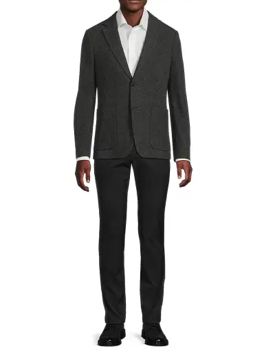 Theory Men's Clinton Knit Twill Blazer | Thumbnail 2 Theory Men's Clinton Knit Twill Blazer | Thumbnail 2