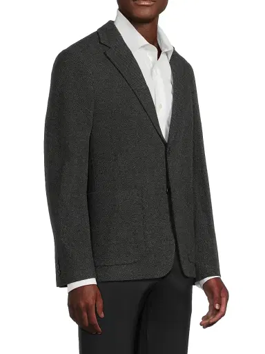 Theory Men's Clinton Knit Twill Blazer | Thumbnail 4 Theory Men's Clinton Knit Twill Blazer | Thumbnail 4