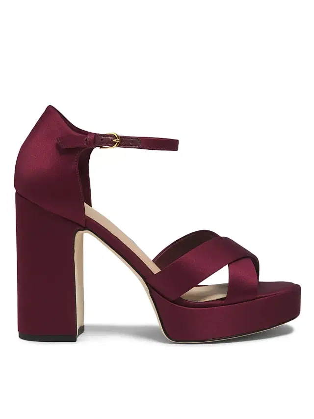 22élevé Women's 115MM Satin Platform Sandals