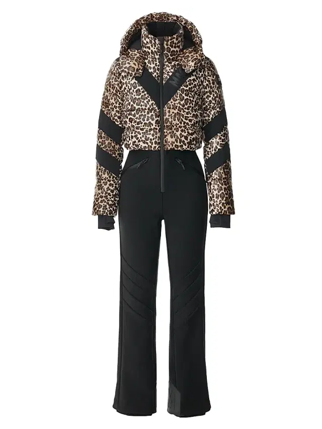 Mackage Women's Satory Fitted Ski Suit - Cheetah