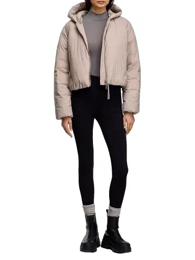 Canada Goose Women's Elba Hooded Puffer Jacket - Limestone Calcaire - Size XS | Thumbnail 2 Canada Goose Women's Elba Hooded Puffer Jacket - Limestone Calcaire - Size XS | Thumbnail 2