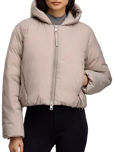 Canada Goose Women's Elba Hooded Puffer Jacket - Limestone Calcaire - Size XS | Thumbnail 3 Canada Goose Women's Elba Hooded Puffer Jacket - Limestone Calcaire - Size XS | Thumbnail 3
