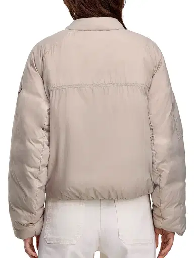 Canada Goose Women's Elba Puffer Bomber Jacket - Limestone Calcaire - Size XL | Thumbnail 5 Canada Goose Women's Elba Puffer Bomber Jacket - Limestone Calcaire - Size XL | Thumbnail 5