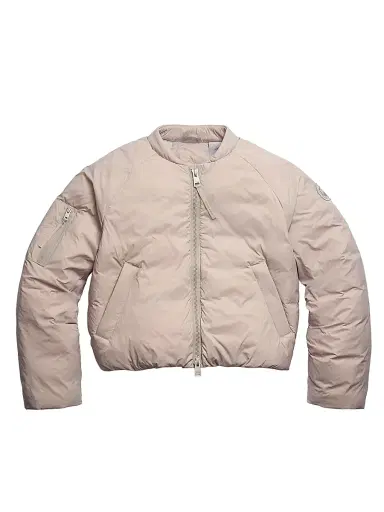 Canada Goose Women's Elba Puffer Bomber Jacket - Limestone Calcaire - Size XL | Thumbnail 1 Canada Goose Women's Elba Puffer Bomber Jacket - Limestone Calcaire - Size XL | Thumbnail 1