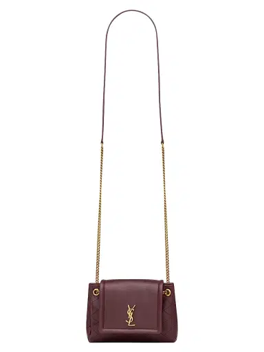 Saint Laurent Women's Mini Nolita Crossbody Bag in Lambskin Leather | Thumbnail 1 Saint Laurent Women's Mini Nolita Crossbody Bag in Lambskin Leather | Thumbnail 1