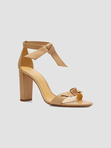 Alexandre Birman Women's Clarita 90MM Knotted Leather Sandals - Beige - Size 12 | Thumbnail 3 Alexandre Birman Women's Clarita 90MM Knotted Leather Sandals - Beige - Size 12 | Thumbnail 3