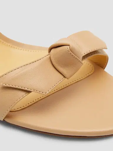 Alexandre Birman Women's Clarita 90MM Knotted Leather Sandals - Beige - Size 12 | Thumbnail 6 Alexandre Birman Women's Clarita 90MM Knotted Leather Sandals - Beige - Size 12 | Thumbnail 6