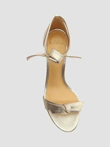 Alexandre Birman Women's Clarita 60MM Metallic Leather Sandals - Golden - Size 12 | Thumbnail 4 Alexandre Birman Women's Clarita 60MM Metallic Leather Sandals - Golden - Size 12 | Thumbnail 4