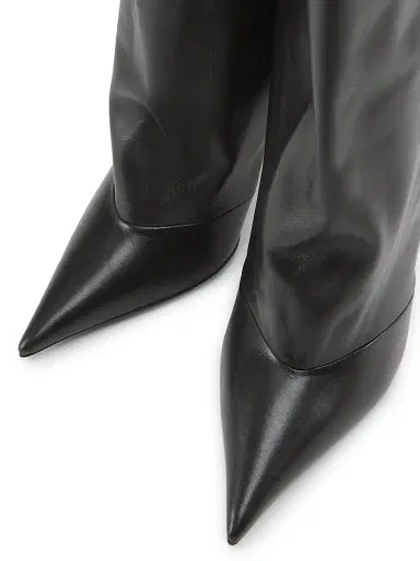 Dolce & Gabbana Women's Devotion 105MM Leather Knee Boots - Nero - Size 10 | Thumbnail 4 Dolce & Gabbana Women's Devotion 105MM Leather Knee Boots - Nero - Size 10 | Thumbnail 4