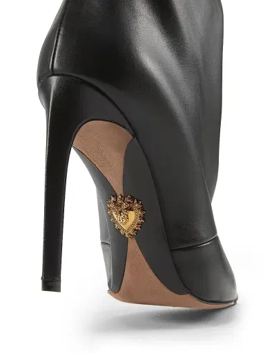 Dolce & Gabbana Women's Devotion 105MM Leather Knee Boots - Nero - Size 10 | Thumbnail 5 Dolce & Gabbana Women's Devotion 105MM Leather Knee Boots - Nero - Size 10 | Thumbnail 5
