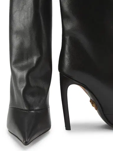 Dolce & Gabbana Women's Devotion 105MM Leather Knee Boots | Thumbnail 6 Dolce & Gabbana Women's Devotion 105MM Leather Knee Boots | Thumbnail 6