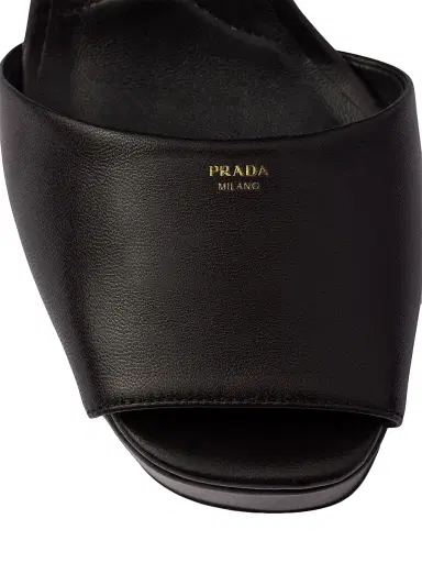 Prada Women's Nappa Leather Platform Sandals | Thumbnail 4
