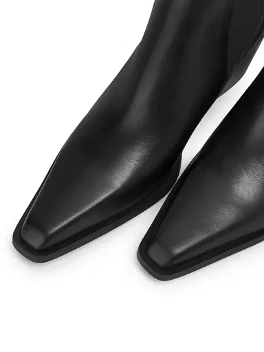 A Emery Women's Leo Leather Boots - Black - Size 11 | Thumbnail 4