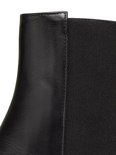 A Emery Women's Leo Leather Boots - Black - Size 11 | Thumbnail 5