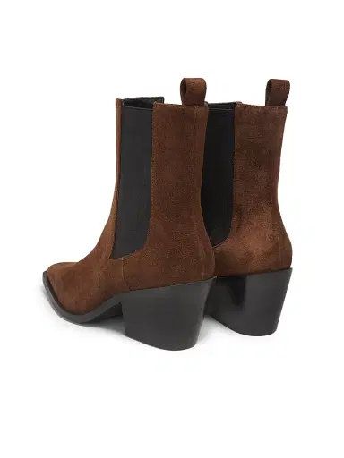 A Emery Women's Leo Suede Ankle Boots - Cognac Suede - Size 11 | Thumbnail 3
