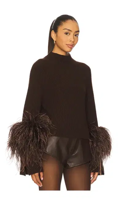 LaPointe Merino Mock Neck Sweater | Thumbnail 2