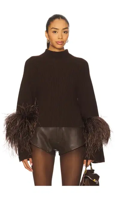LaPointe Merino Mock Neck Sweater | Thumbnail 1