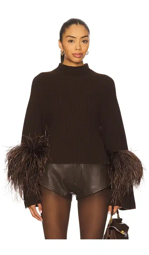 Merino Mock Neck Sweater