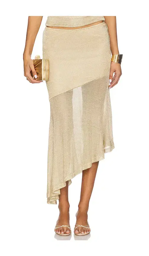 Elaine Flounce Midi Skirt