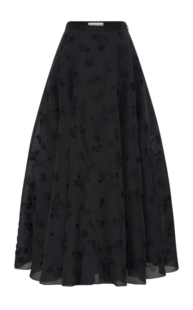 Gabriela Hearst Sonya Floral Silk Maxi Skirt