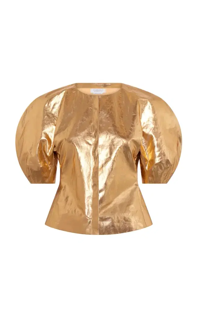 Waverly Foiled Linen Top