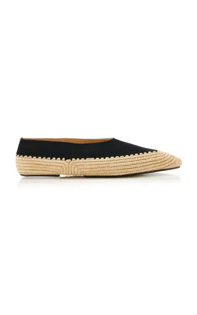 Gabriela Hearst Strength Panelled Ballet Flats | Thumbnail 1 Gabriela Hearst Strength Panelled Ballet Flats | Thumbnail 1