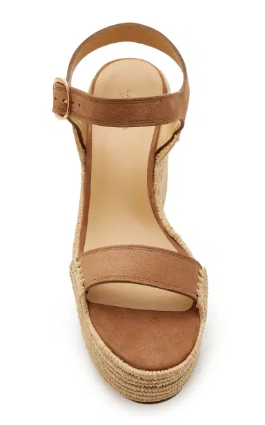 Gabriela Hearst Sardis Suede-Trimmed Sandals Sandal | Thumbnail 3