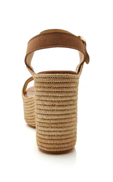 Gabriela Hearst Sardis Suede-Trimmed Sandals Sandal | Thumbnail 5