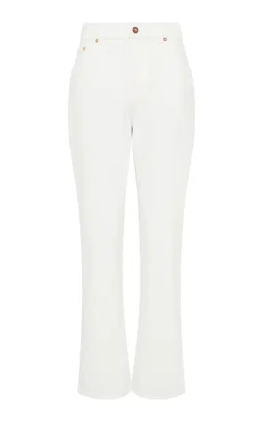 Gabriela Hearst Elara Rigid High-Rise Cropped Jeans - Black | Thumbnail 1