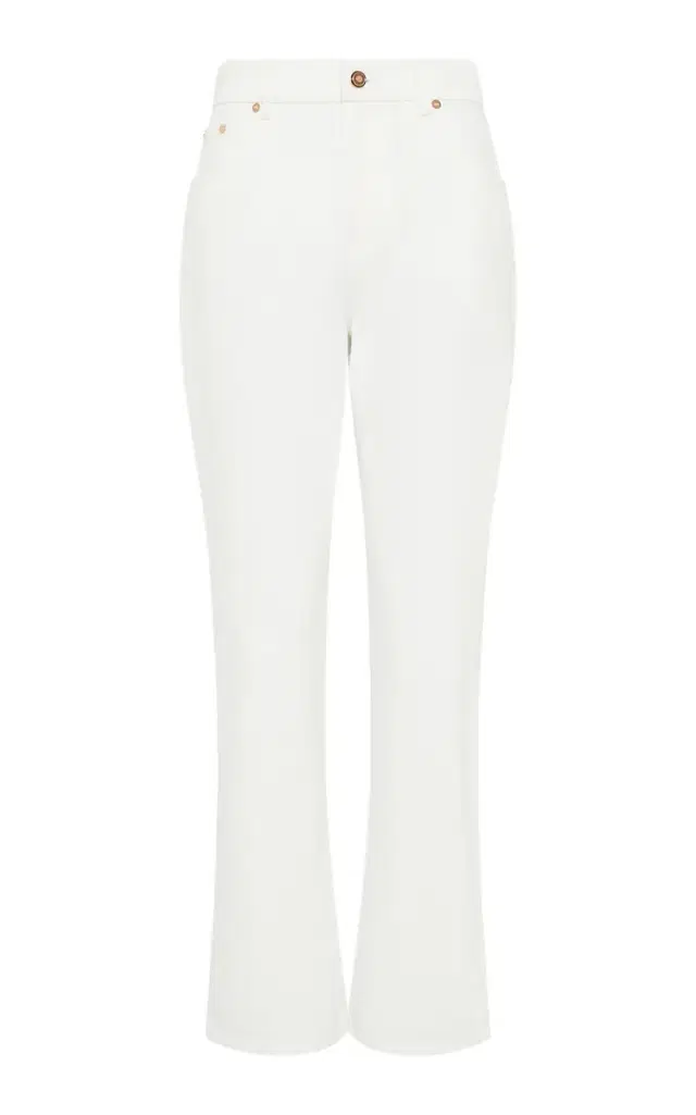 Elara Rigid High-Rise Cropped Jeans - Black