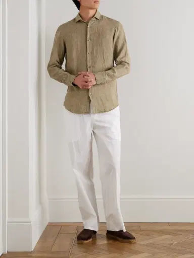 Frescobol Carioca Antonio Linen Shirt - Men | Thumbnail 2