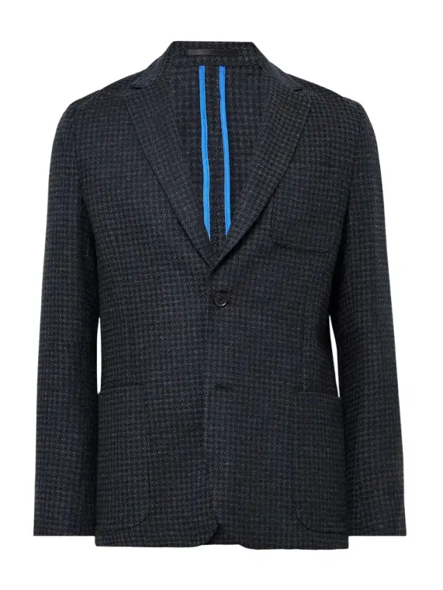 Paul Smith Houndstooth Wool, Cotton and Cashmere-Blend Suit Jacket - Men