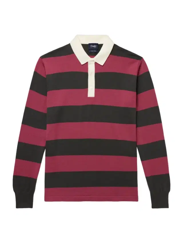 Striped Merino Wool Polo Shirt - Men
